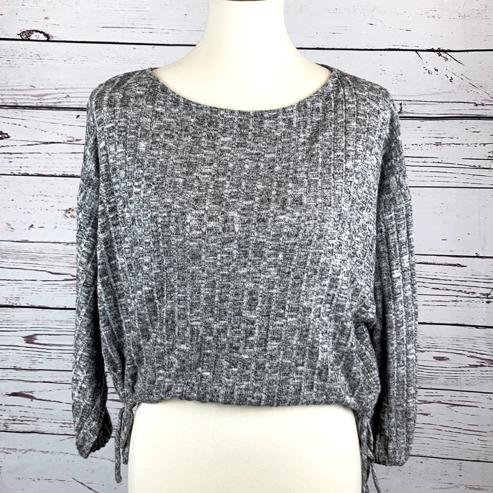 Forever 21 Half Sleeve Crop Top